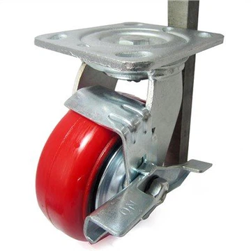 Pu Cam khwb cia hlau Caster Log